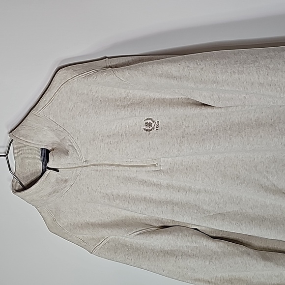 IZOD large cream half zip sweater - Picture 2 of 7